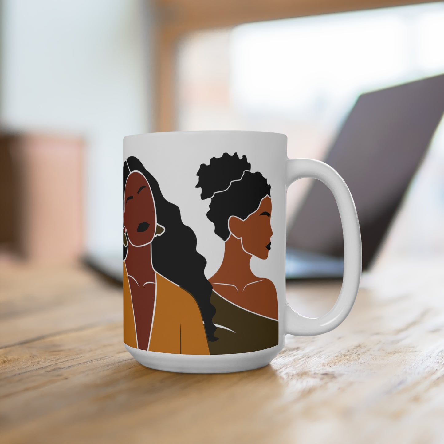 Melanin Queens African American Mug 15oz