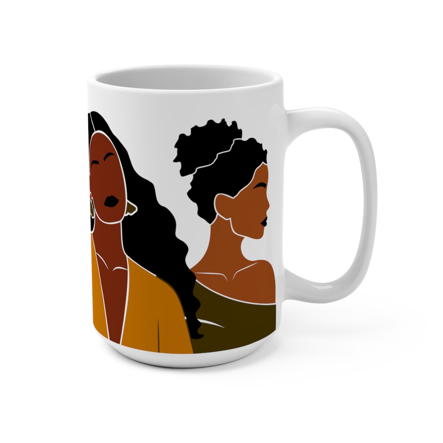 Melanin Queens African American Mug 15oz