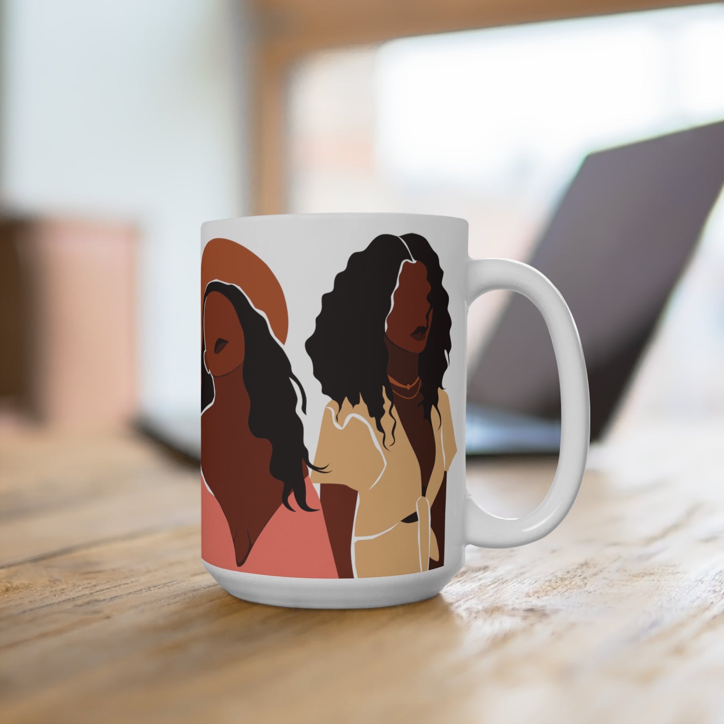 Melanin Women African American Mug 15oz