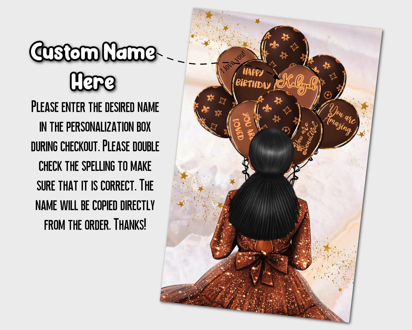 Personalized All Occasion, Black Greeting Cards