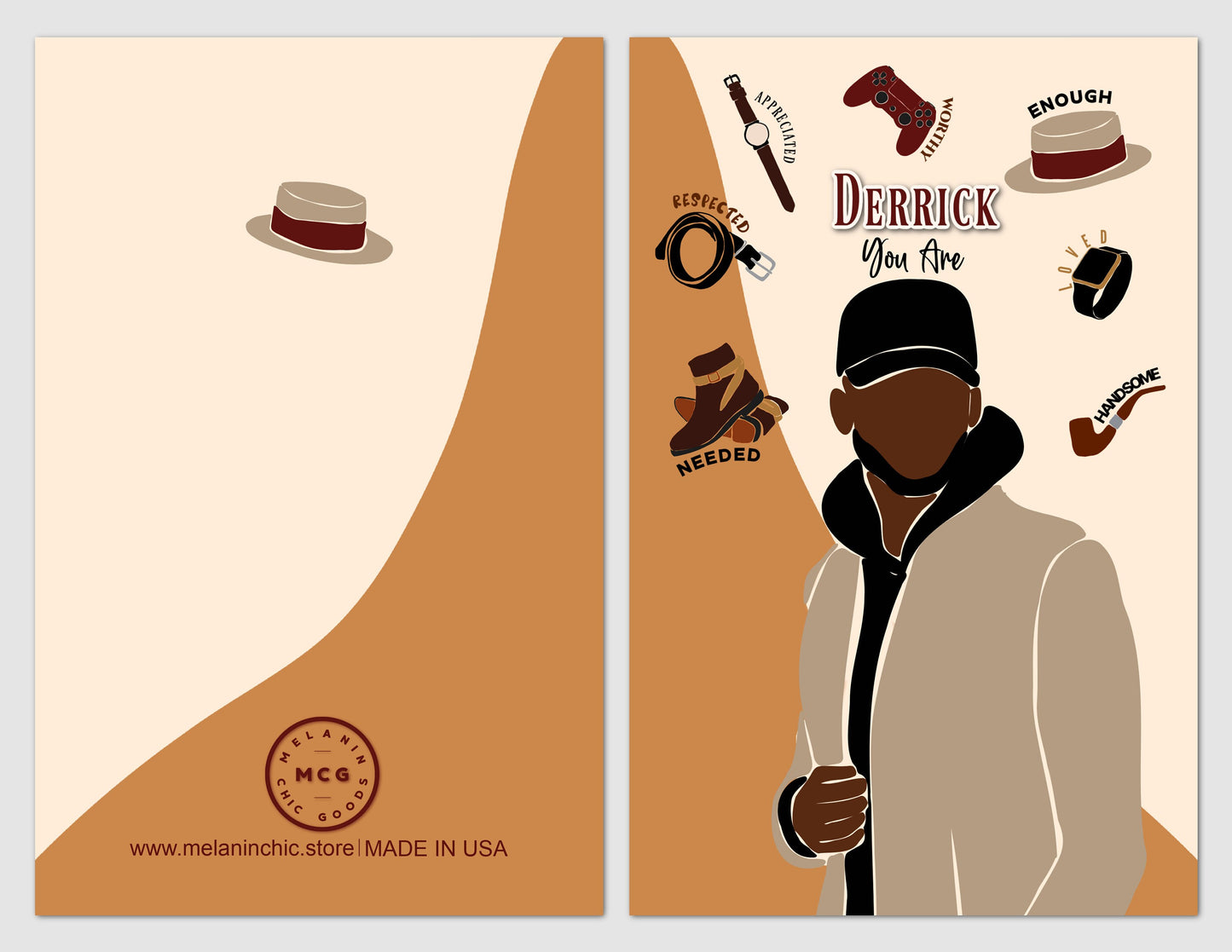 Personalized All Occasion, Black Greeting Cards