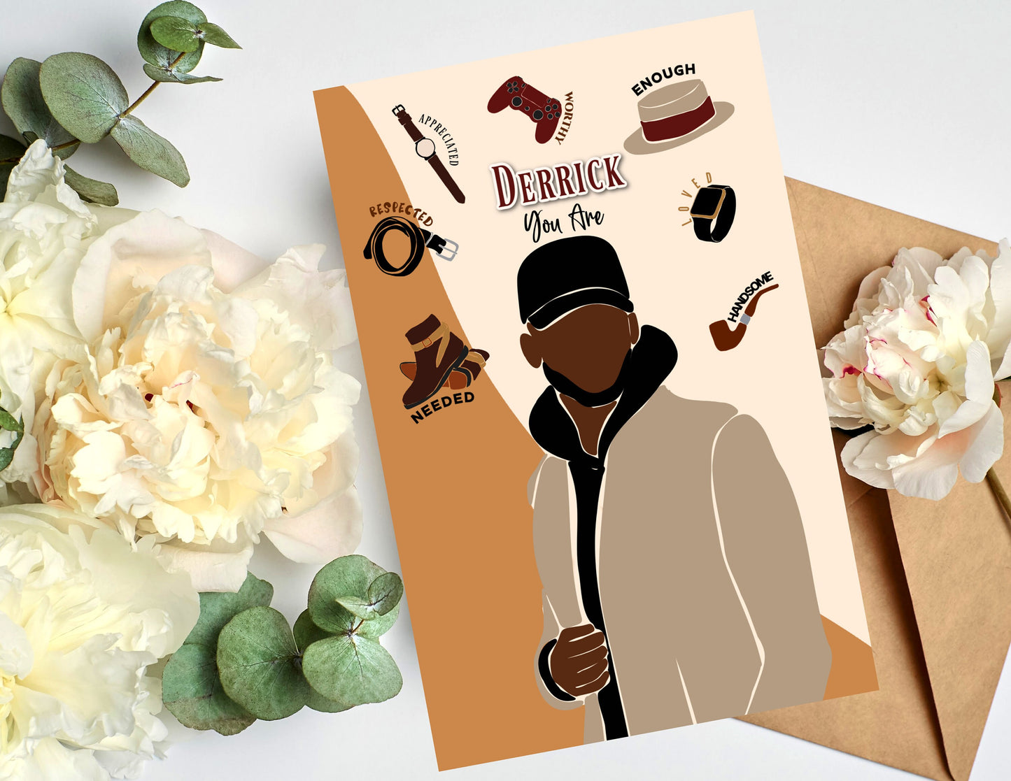 Personalized All Occasion, Black Greeting Cards
